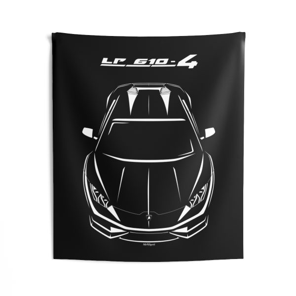 Lamborghini Huracn LP 610-4 Tapestry 50 x 60 inch by Auto Art Apparel