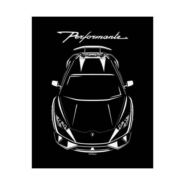 Lamborghini Huracn Performante Poster 16 x 20 inch by Auto Art Apparel