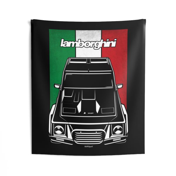 Lamborghini LM-002 Tapestry - Italy Flag Wall Art 50 x 60 inch by Auto Art Apparel