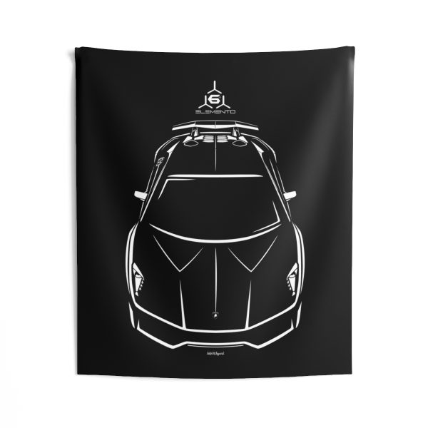 Lamborghini Sesto Elemento Tapestry 50 x 60 inch by Auto Art Apparel