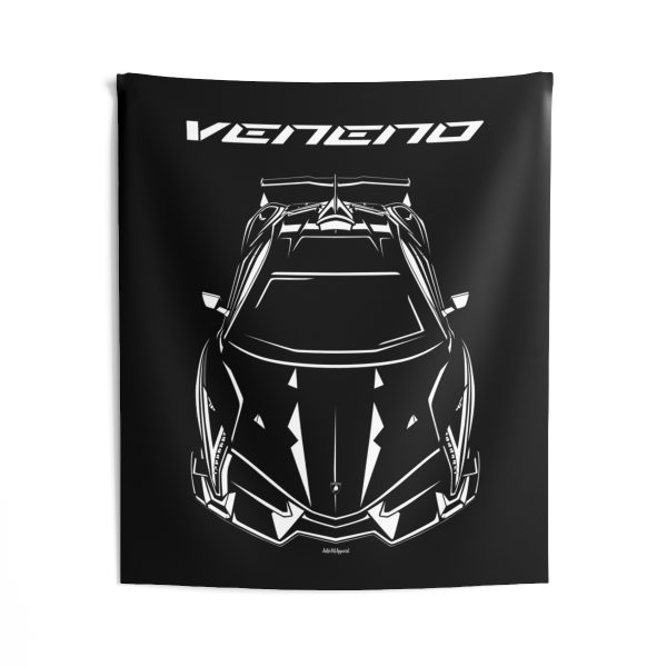 Lamborghini Veneno Tapestry 50 x 60 inch by Auto Art Apparel