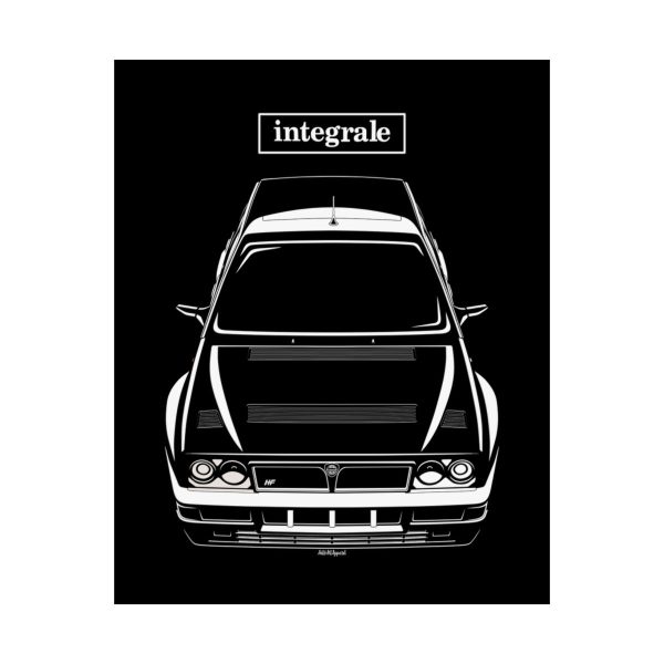 Lancia Delta HF Integrale EVO Poster 16 x 20 inch by Auto Art Apparel
