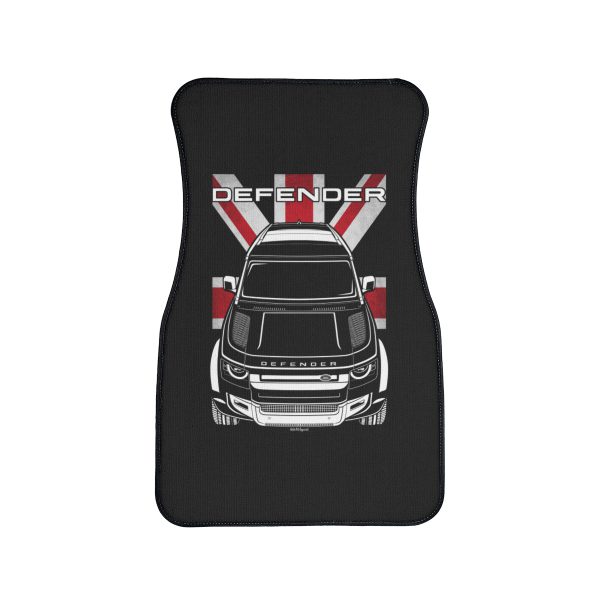 Land Rover Defender 130 Car Mat - UK Flag Floor Mats Front Carpet Floor Mats by Auto Art Apparel