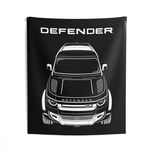 Land Rover Defender 130 Tapestry 50 x 60 inch by Auto Art Apparel
