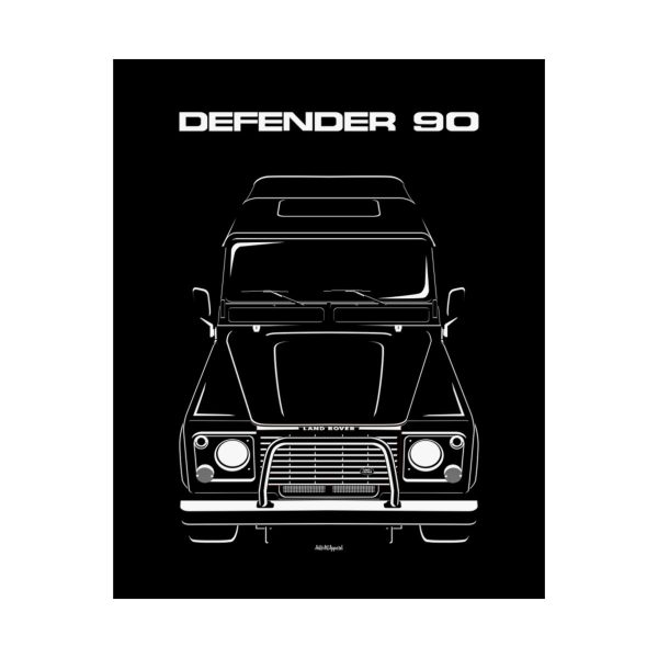 Land Rover Defender 90 1985-1990 Poster 16 x 20 inch by Auto Art Apparel