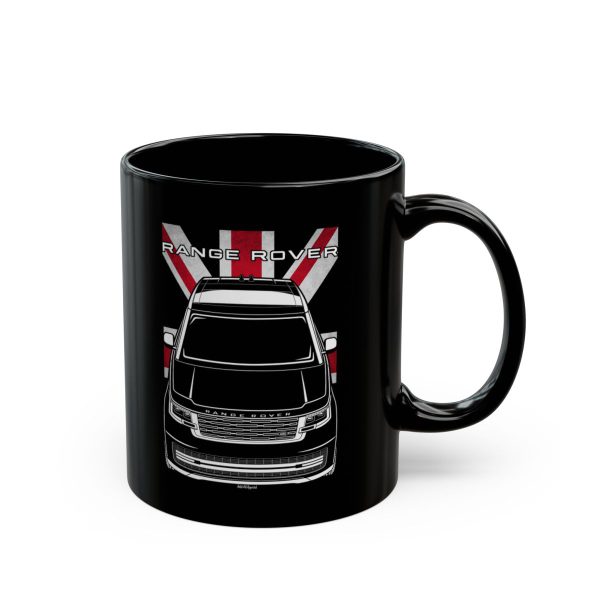 Land Rover Range Rover LWB 2022-2025 Mug - UK Flag Coffee Mug 11 oz by Auto Art Apparel