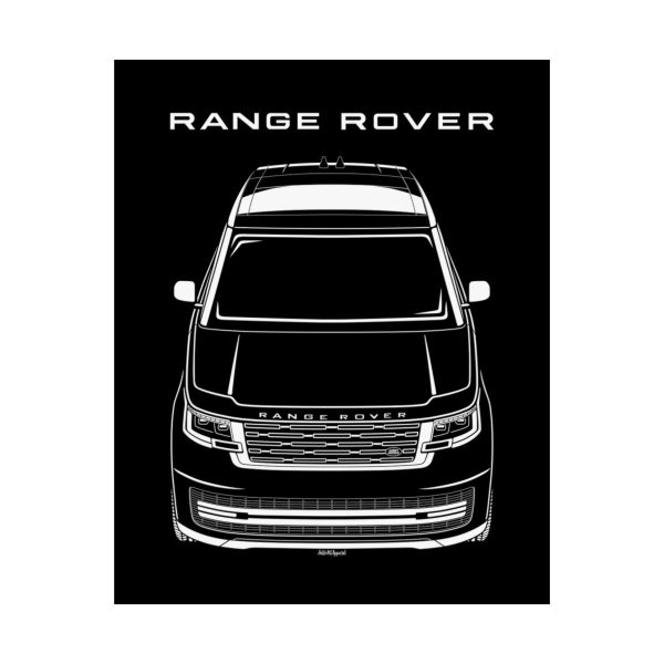 Land Rover Range Rover LWB 2022-2025 Poster 16 x 20 inch by Auto Art Apparel