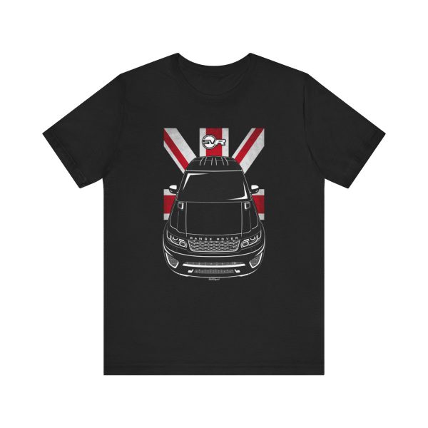 Land Rover Range Rover Sport SVR 2015-2018 T-shirt - UK Flag Shirt by Auto Art Apparel