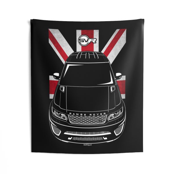 Land Rover Range Rover Sport SVR 2015-2018 Tapestry - UK Flag Wall Art 50 x 60 inch by Auto Art Apparel