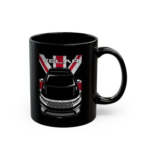Land Rover Range Rover Velar 2018-2022 Mug - UK Flag Coffee Mug 11 oz by Auto Art Apparel