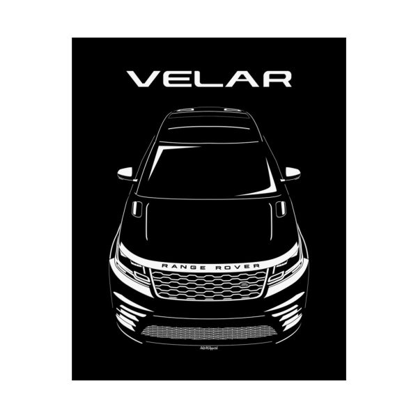 Land Rover Range Rover Velar 2018-2022 Poster 16 x 20 inch by Auto Art Apparel