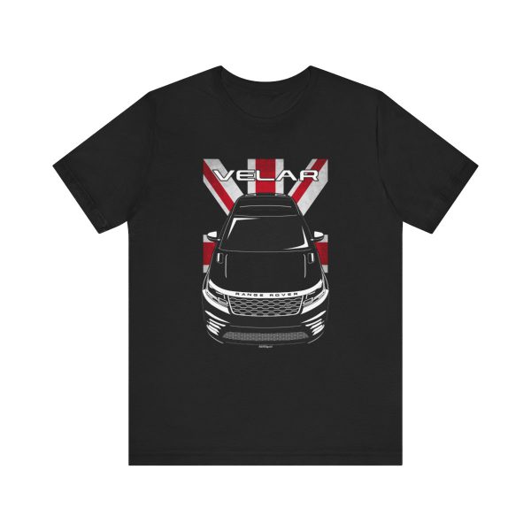 Land Rover Range Rover Velar 2018-2022 T-shirt - UK Flag Shirt by Auto Art Apparel