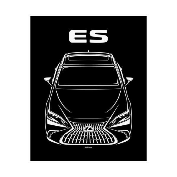 Lexus ES 2022-2024 Poster 16 x 20 inch by Auto Art Apparel