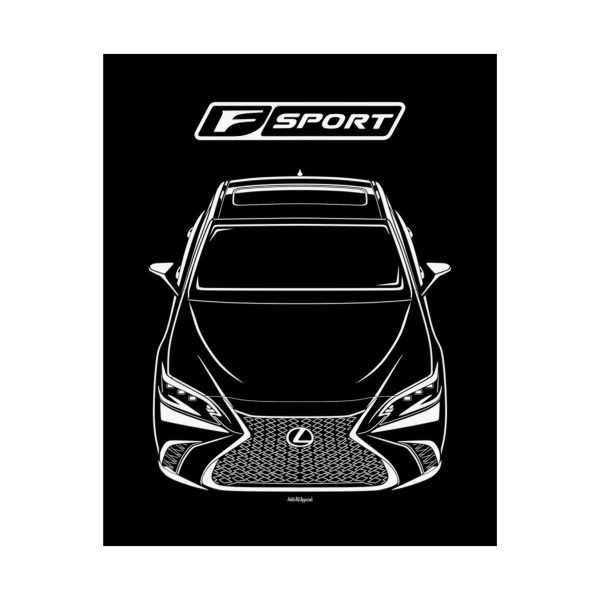 Lexus ES F Sport 2022-2024 Poster 16 x 20 inch by Auto Art Apparel