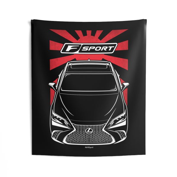 Lexus ES F Sport 2022-2024 Tapestry - JDM Wall Art 50 x 60 inch by Auto Art Apparel