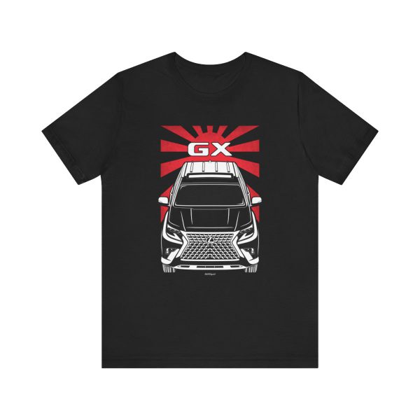 Lexus GX 2020-2023 T-shirt - JDM Shirt Black by Auto Art Apparel