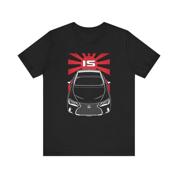 Lexus IS 2021-2024 T-shirt - JDM Shirt Black by Auto Art Apparel