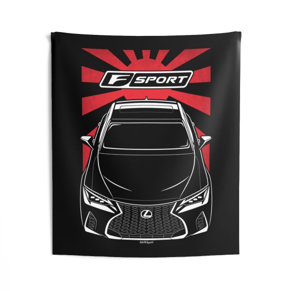 Lexus IS F Sport 2021-2024 Tapestry - JDM Wall Art 50 x 60 inch by Auto Art Apparel