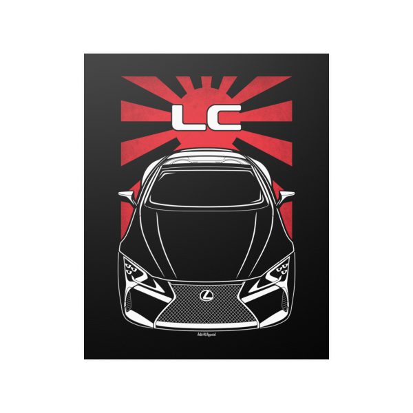 Lexus LC 500 2018-2024 Poster - JDM Print 16 x 20 inch by Auto Art Apparel