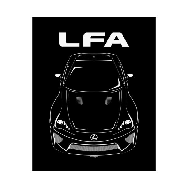 Lexus LFA 2010-2013 Poster 16 x 20 inch by Auto Art Apparel