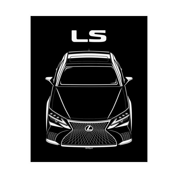 Lexus LS 2021-2024 Poster 16 x 20 inch by Auto Art Apparel