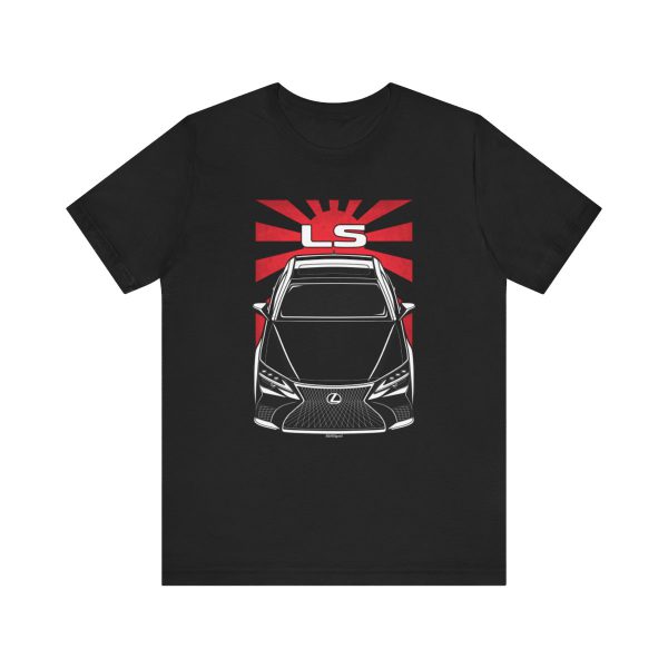 Lexus LS 2021-2024 T-shirt - JDM Shirt Black by Auto Art Apparel