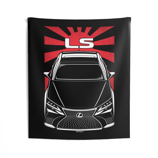 Lexus LS 2021-2024 Tapestry - JDM Wall Art 50 x 60 inch by Auto Art Apparel