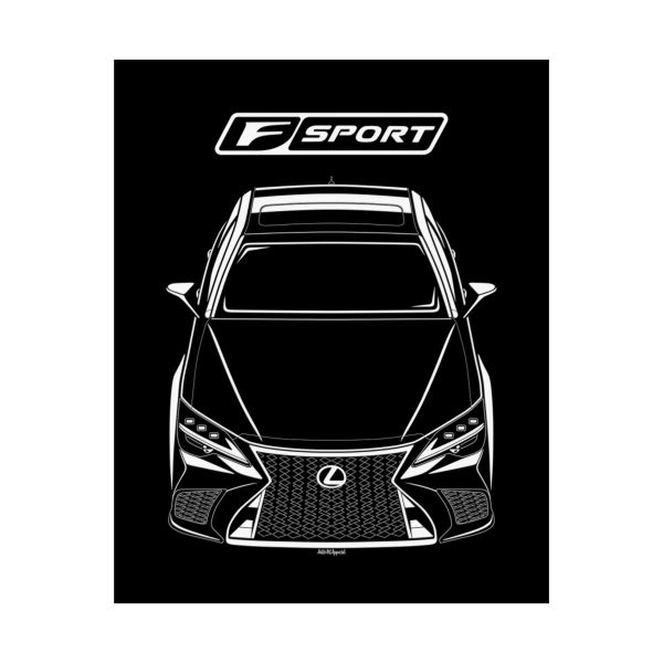 Lexus LS F Sport 2021-2024 Poster 16 x 20 inch by Auto Art Apparel