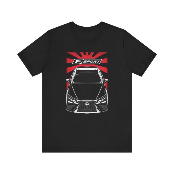 Lexus LS F Sport 2021-2024 T-shirt - JDM Shirt Black by Auto Art Apparel