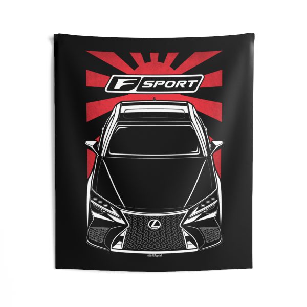 Lexus LS F Sport 2021-2024 Tapestry - JDM Wall Art 50 x 60 inch by Auto Art Apparel