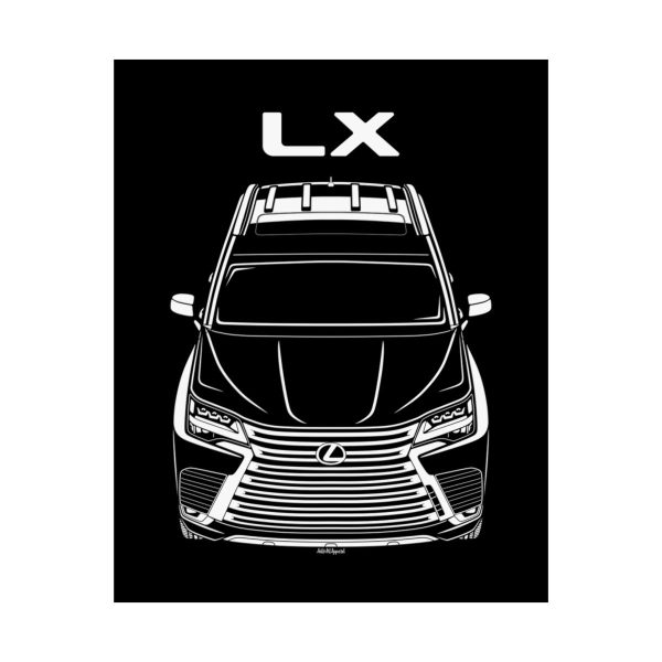 Lexus LX 2022-2024 Poster 16 x 20 inch by Auto Art Apparel