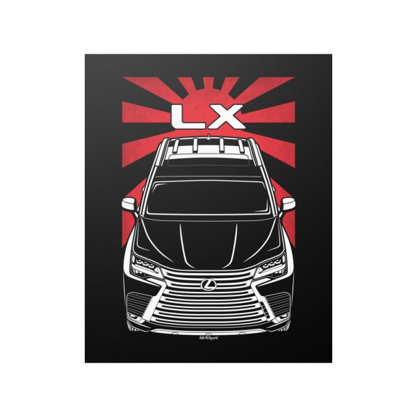Lexus LX 2022-2024 Poster - JDM Print 16 x 20 inch by Auto Art Apparel