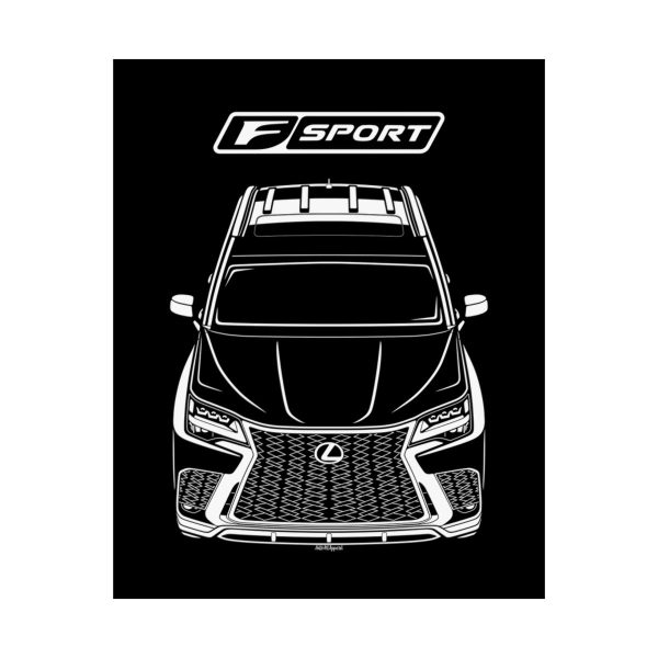 Lexus LX 600 F Sport 2022-2024 Poster 16 x 20 inch by Auto Art Apparel