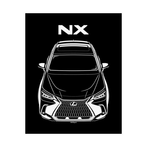 Lexus NX 2022-2024 Poster 16 x 20 inch by Auto Art Apparel
