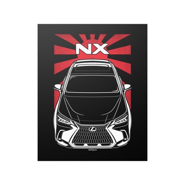 Lexus NX 2022-2024 Poster - JDM Print 16 x 20 inch by Auto Art Apparel