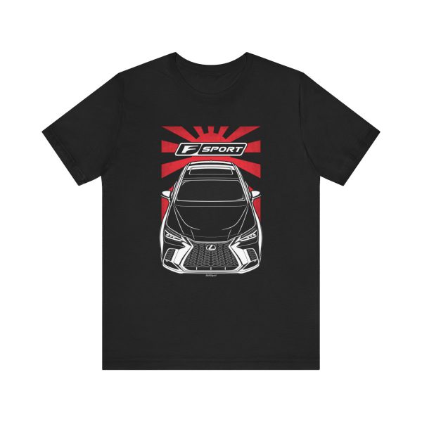 Lexus NX F Sport 2022-2024 T-shirt - JDM Shirt Black by Auto Art Apparel