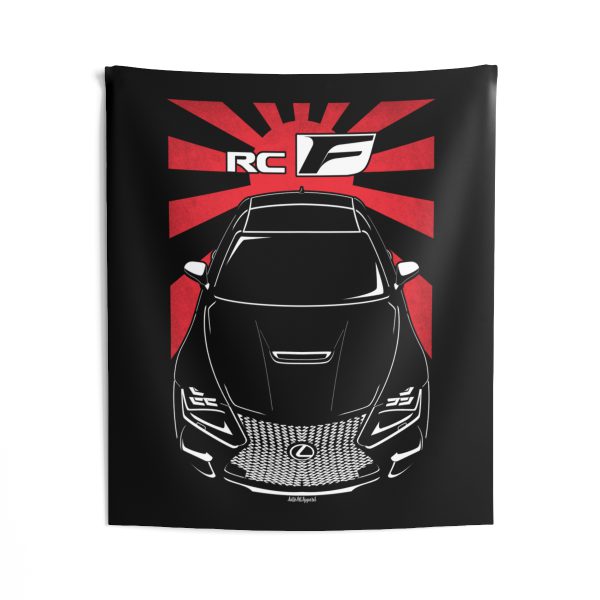 Lexus RC F 2015-2022 Tapestry - JDM Wall Art 50 x 60 inch by Auto Art Apparel
