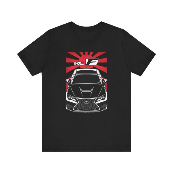 Lexus RC F 2019-2023 T-shirt - JDM Shirt Black by Auto Art Apparel