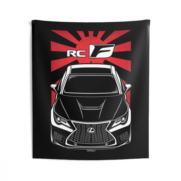 Lexus RC F 2019-2023 Tapestry - JDM Wall Art 50 x 60 inch by Auto Art Apparel