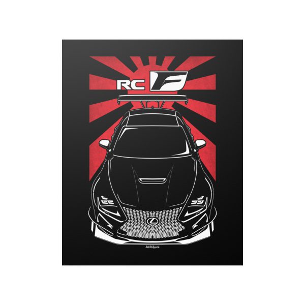 Lexus RC F Body Kit Poster - JDM Print 16 x 20 inch by Auto Art Apparel