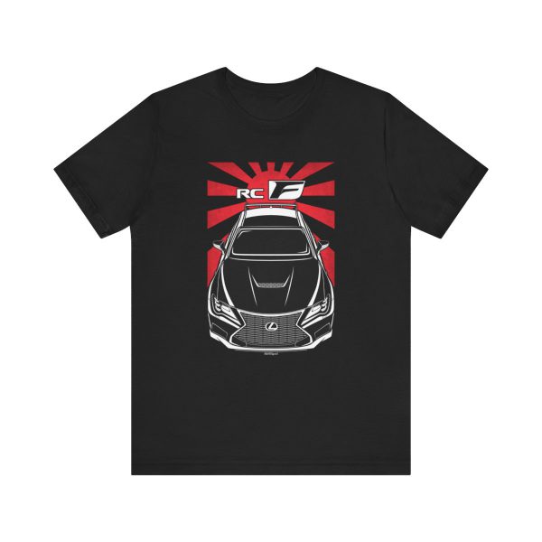Lexus RC F Track Edition 2019-2023 T-shirt - JDM Shirt Black by Auto Art Apparel