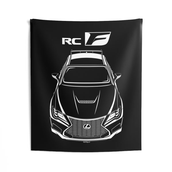 Lexus RC F Track Edition 2019-2023 Tapestry 50 x 60 inch by Auto Art Apparel
