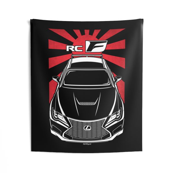 Lexus RC F Track Edition 2019-2023 Tapestry - JDM Wall Art 50 x 60 inch by Auto Art Apparel