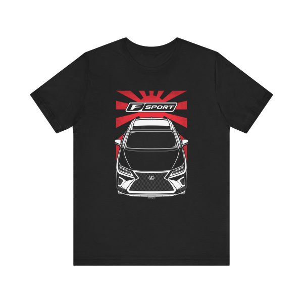 Lexus RX F Sport 2020-2022 T-shirt - JDM Shirt Black by Auto Art Apparel