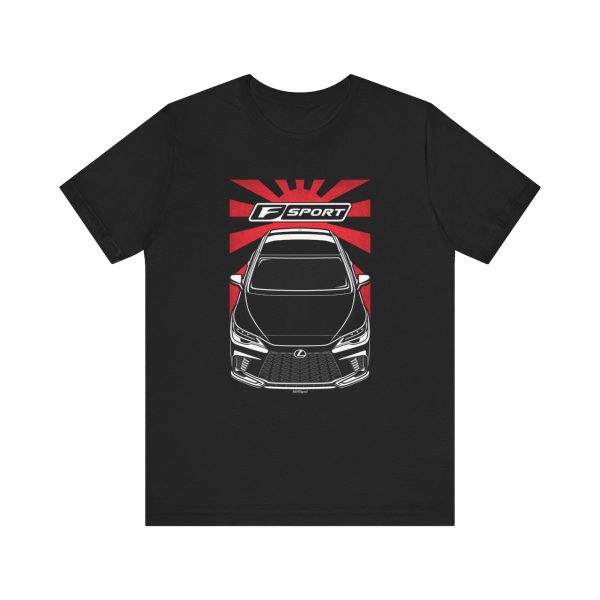 Lexus RX F Sport 2023-2024 T-shirt - JDM Shirt Black by Auto Art Apparel