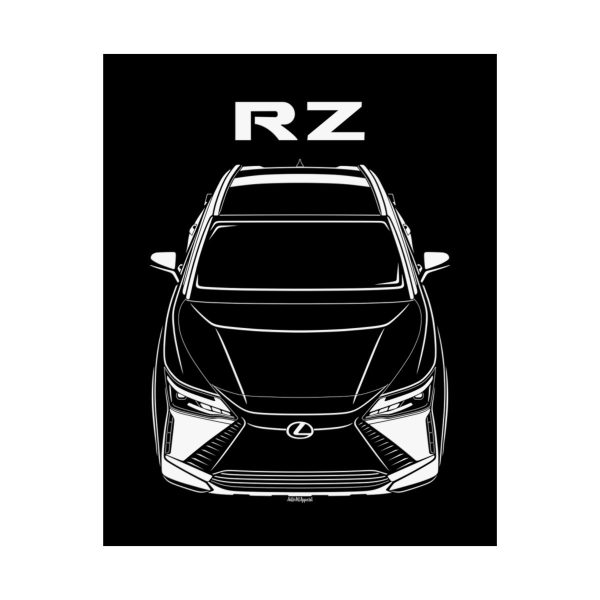 Lexus RZ 2023-2024 Poster 16 x 20 inch by Auto Art Apparel