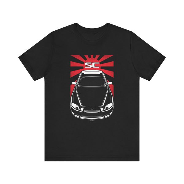 Lexus SC 1997-2000 T-shirt - JDM Shirt Black by Auto Art Apparel