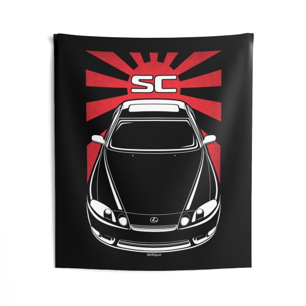 Lexus SC 1997-2000 Tapestry - JDM Wall Art 50 x 60 inch by Auto Art Apparel