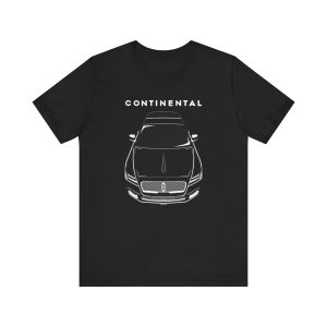 Lincoln Continental 2017-2020 T-shirt Black by Auto Art Apparel