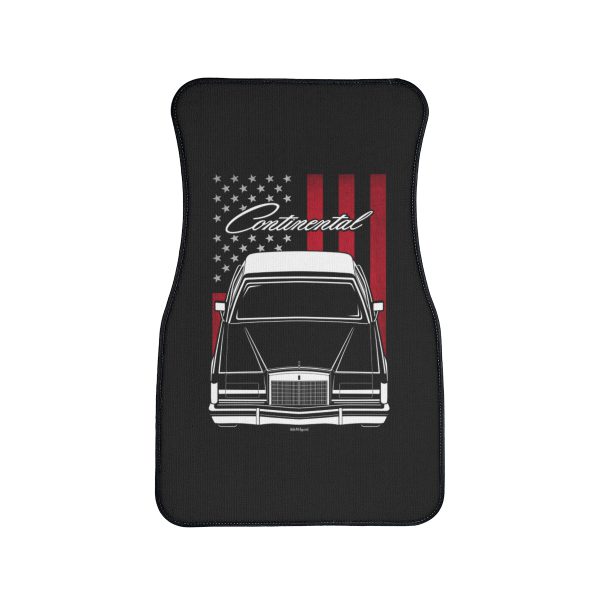 Lincoln Continental Mark V 1977-1979 Car Mat - US Flag Floor Mats Front Carpet Floor Mats by Auto Art Apparel